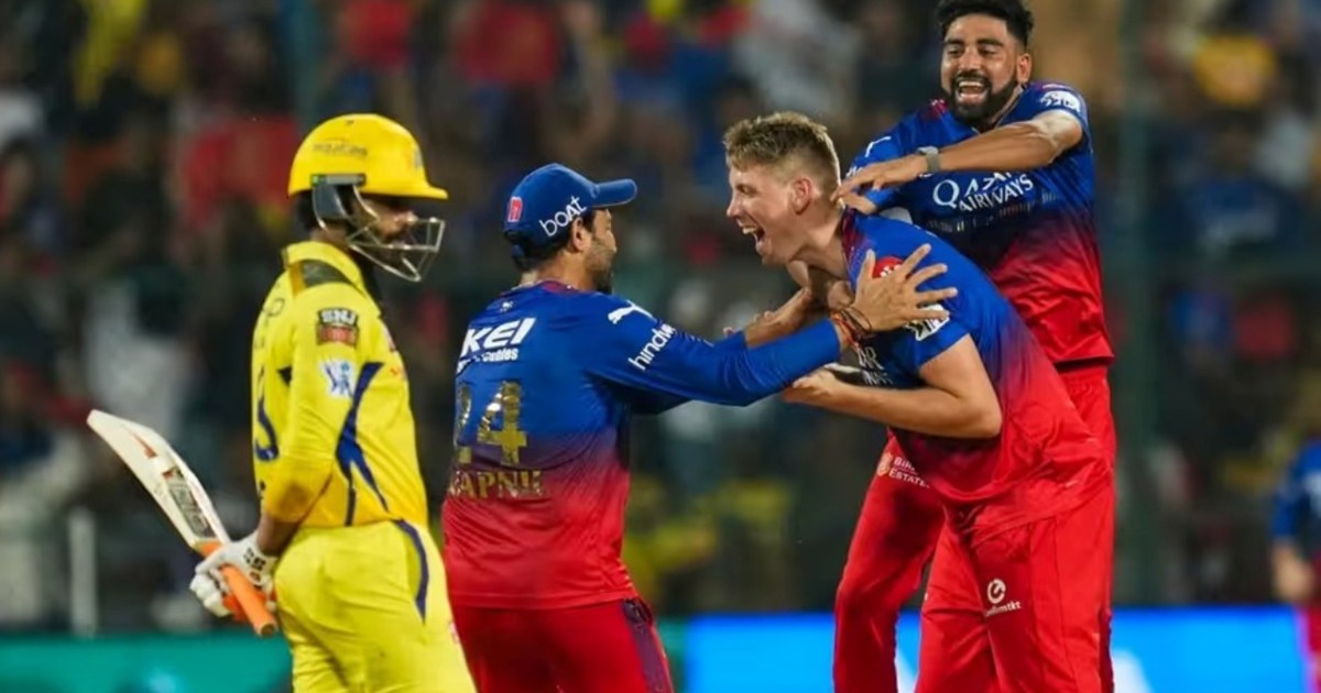 The match between RCB and CSK was very exciting, Bengaluru q