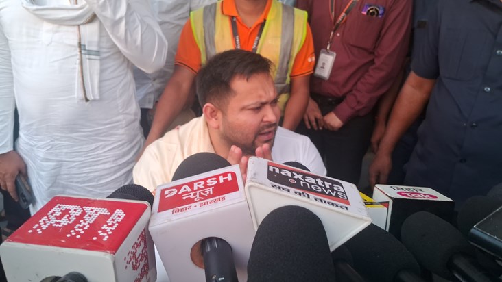 Tejsvwi ne Amit sah par Kiya hmla Tejsvwi ne Amit sah par Kiya hmla