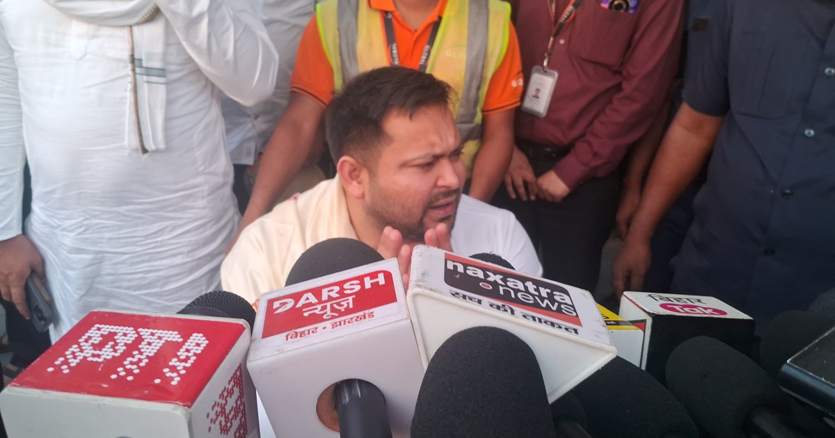 Tejsvwi ne Amit sah par Kiya hmla