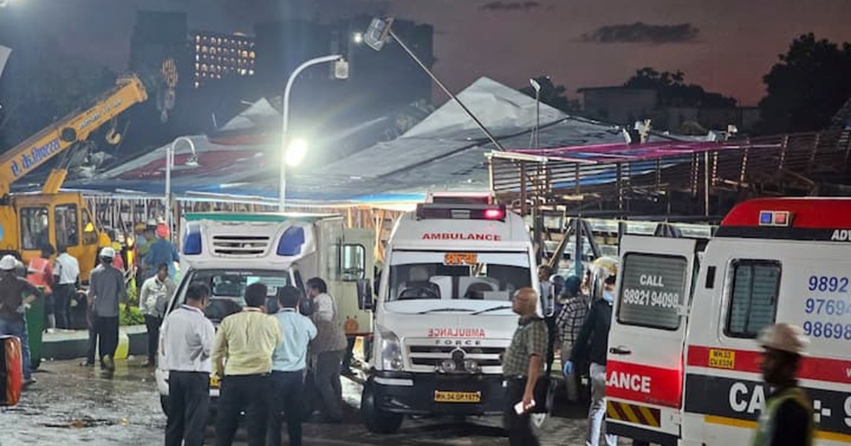 Major accident due to strong storm, 14 dead and dozens injur