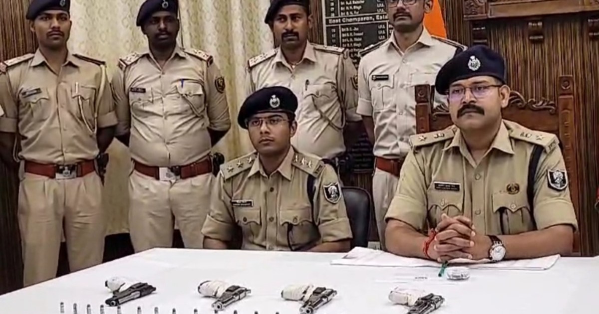 A consignment of weapons recovered just before PM's visit, M