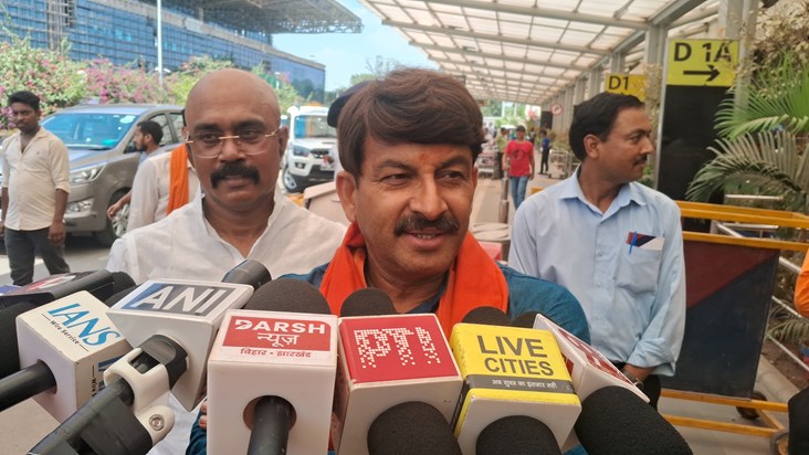 Mnoj tiwari ka bda byan Mnoj tiwari ka bda byan