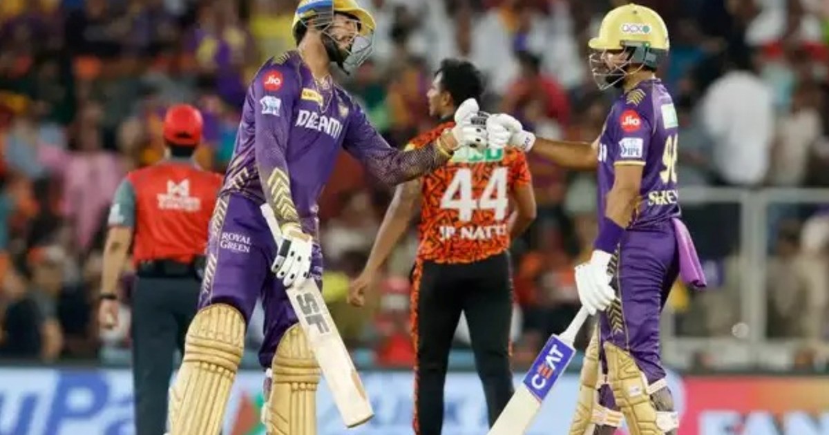 The first qualifier match was explosive, KKR defeated SRH by