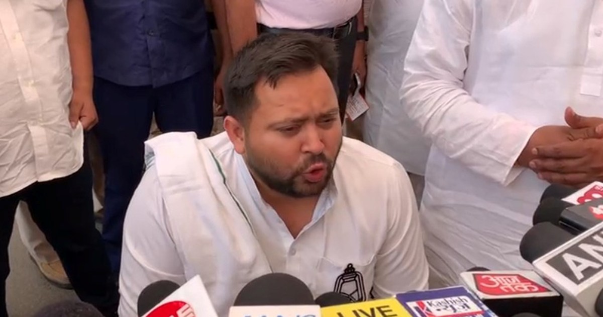 Tejsvhi ka byan kl ke rod sho me nitish dikhe asahj 