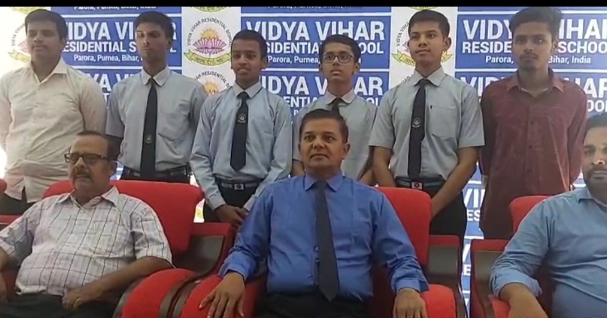 There was an atmosphere of happiness in Vidya Vihar Resident