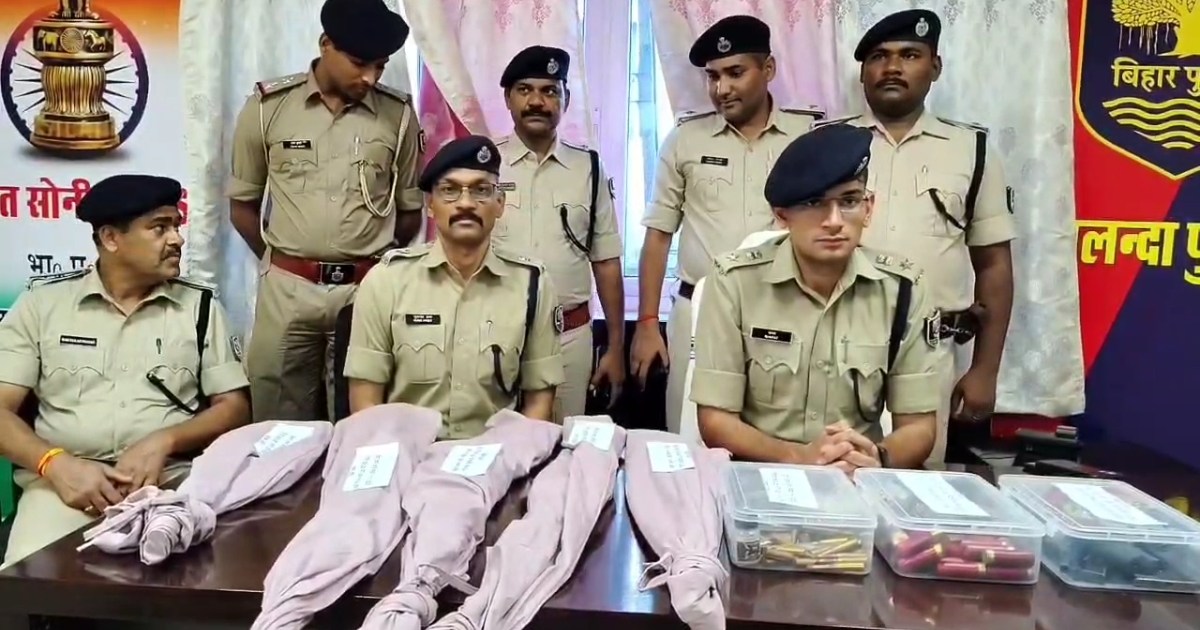 JDU leader fond of foreign arms, a huge cache of weapons fou