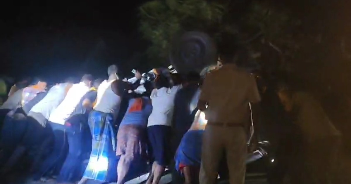 Two died on the spot in a collision between Scorpio and bike