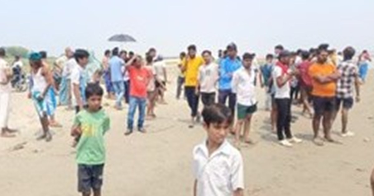 Three siblings died due to drowning in Ganga in Munger