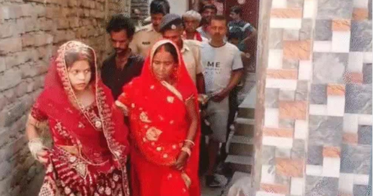After marriage, the bride reached her in-laws house and fled
