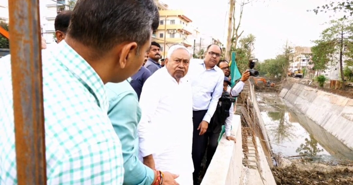 CM Nitish will take charge of Patna Saidpur drain cum road c