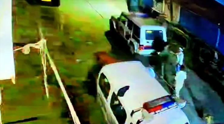 The policeman became a goon