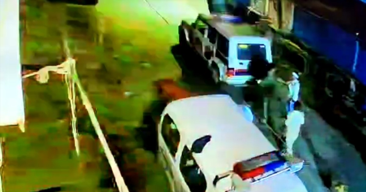 The policeman became a goon