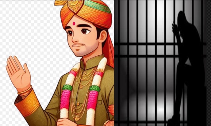 In Darbhanga, the groom and his family reached the jail befo