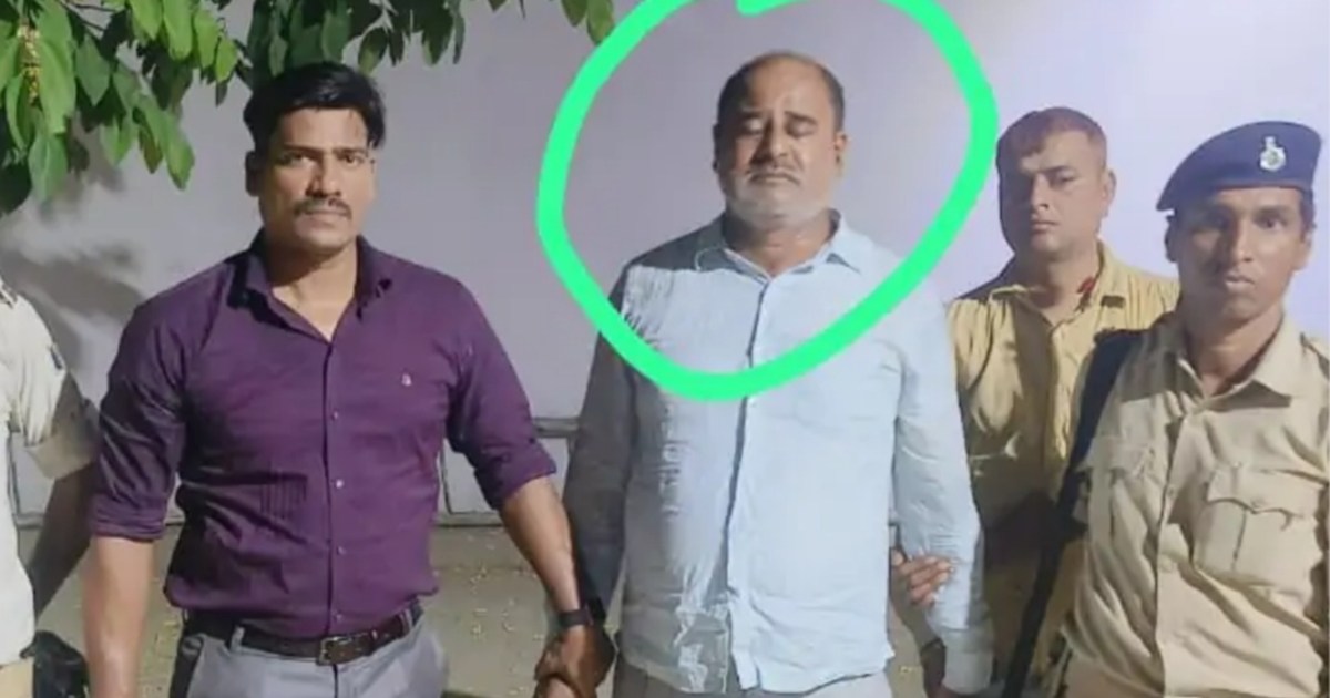 Vigilance arrested the inspector red handed in the capital P