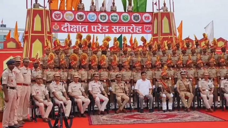 SSB passing out parade in Supaul, Union Minister Nityanand R