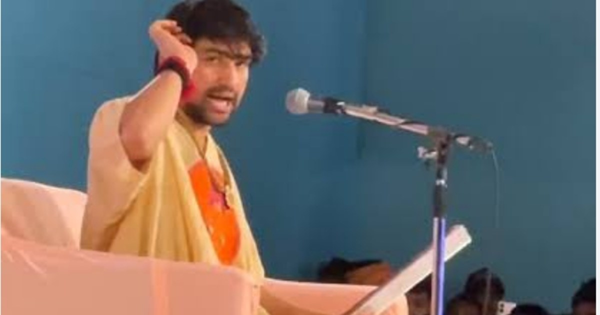 Baba of Bageshwar Dham in Muzaffarpur in the election year