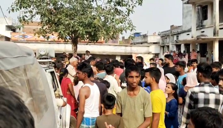 A mentally deranged youth accused of child theft in Nalanda A mentally deranged youth accused of child theft in Nalanda