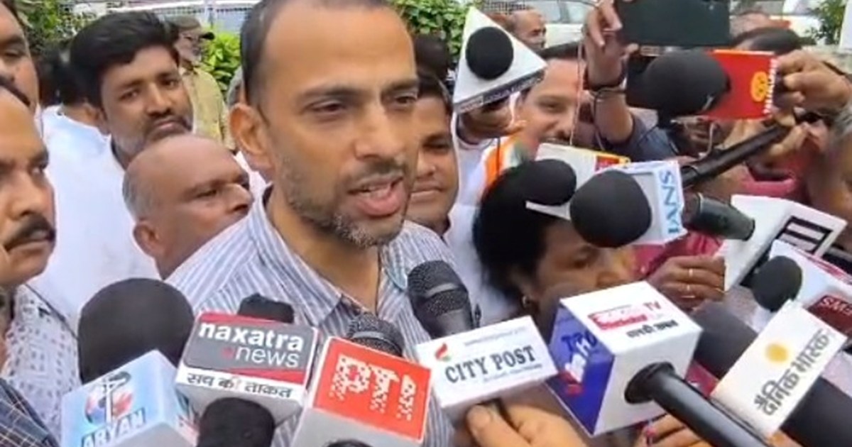 Bihar congress prbhari ka bda byan