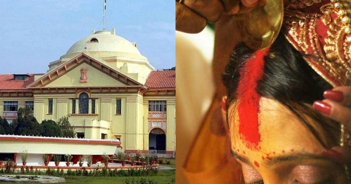 'Just applying vermilion on the forehead does not mean marri