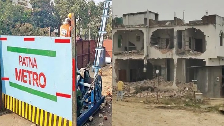 Administration started bulldozing on houses for metro depot,