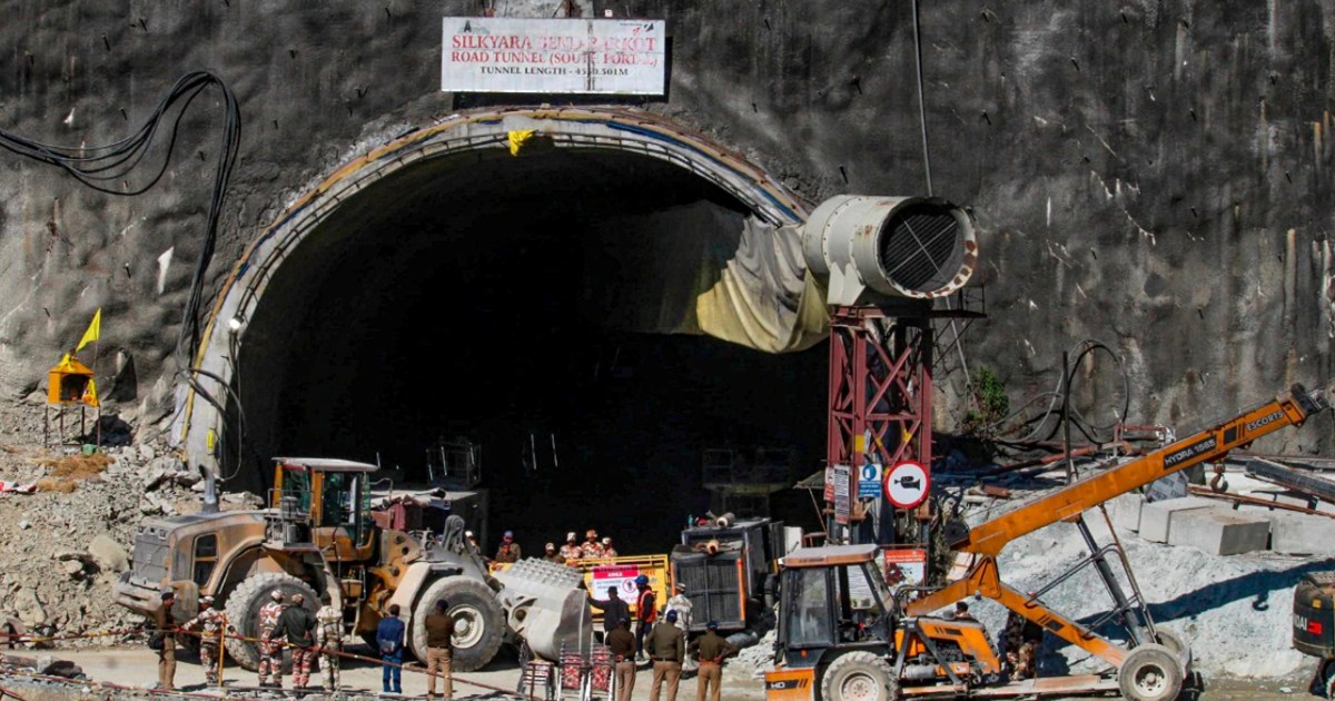 Uttarkashi Tunnel: Danger to the lives of 41 workers, machin