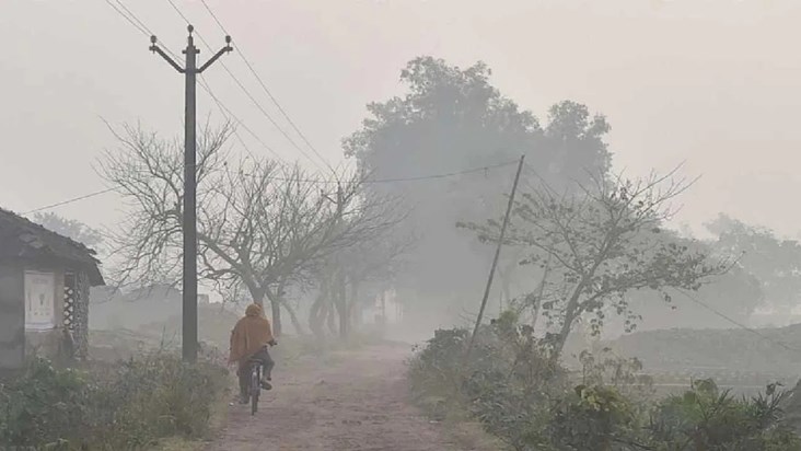 The state's temperature dropped below 15 degrees, people hud