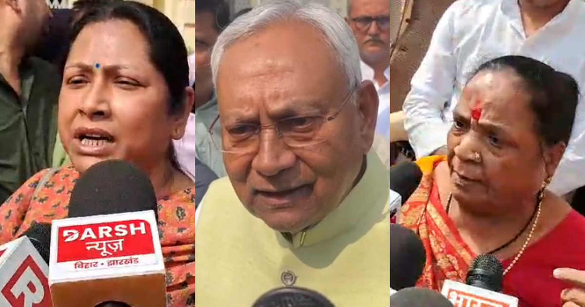 CM Nitish apologized after the women's uproar, expressed reg