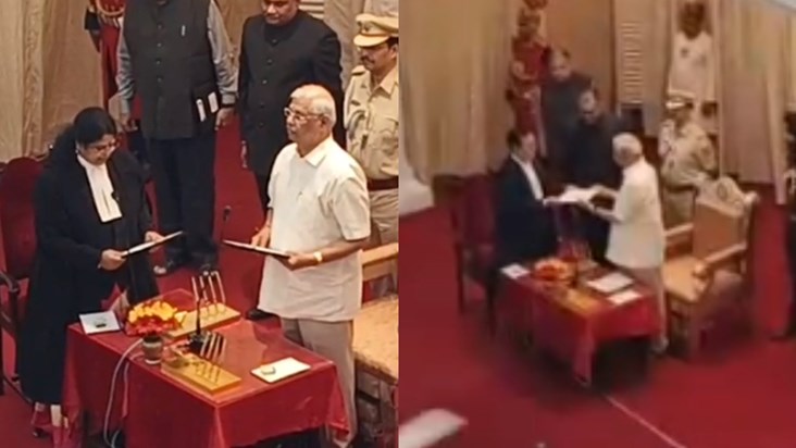 Governor administered the oath of office and secrecy to two Governor administered the oath of office and secrecy to two