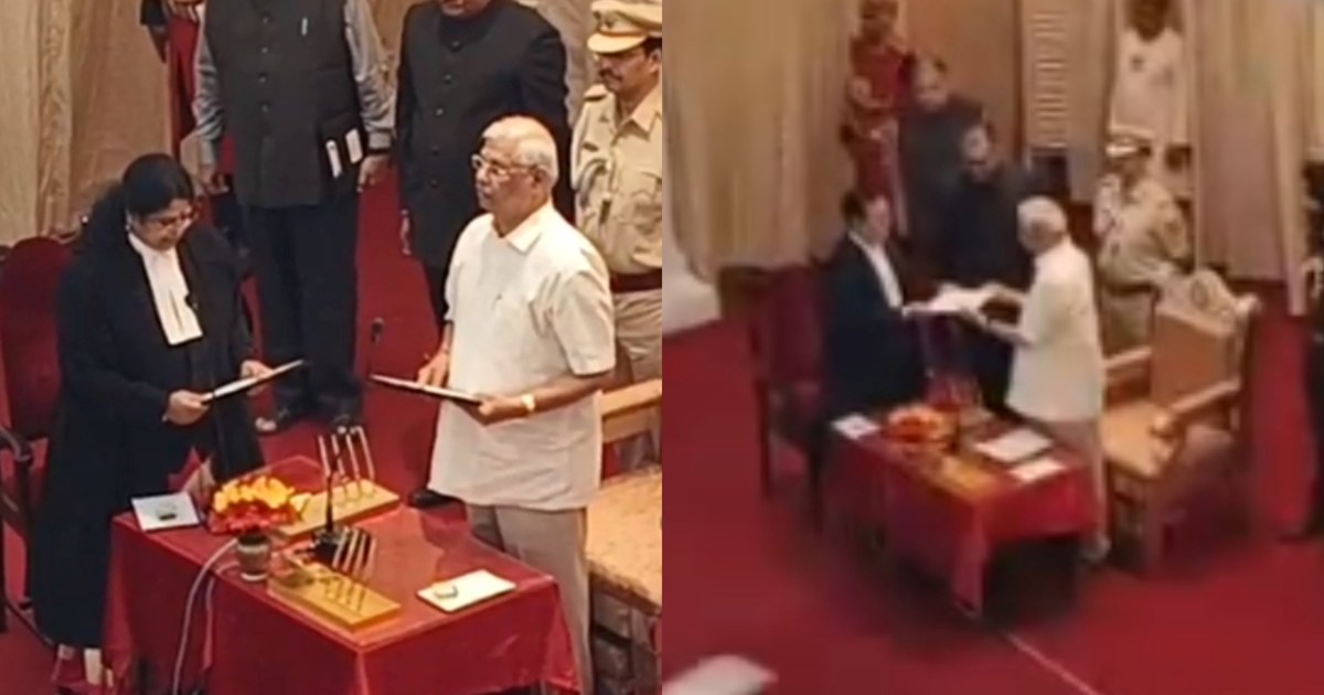 Governor administered the oath of office and secrecy to two 