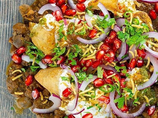 Stones started raining in the fair over samosa chaat. Stones started raining in the fair over samosa chaat.