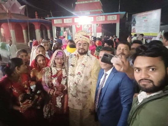 Former JDU MLA married a woman half his age Former JDU MLA married a woman half his age