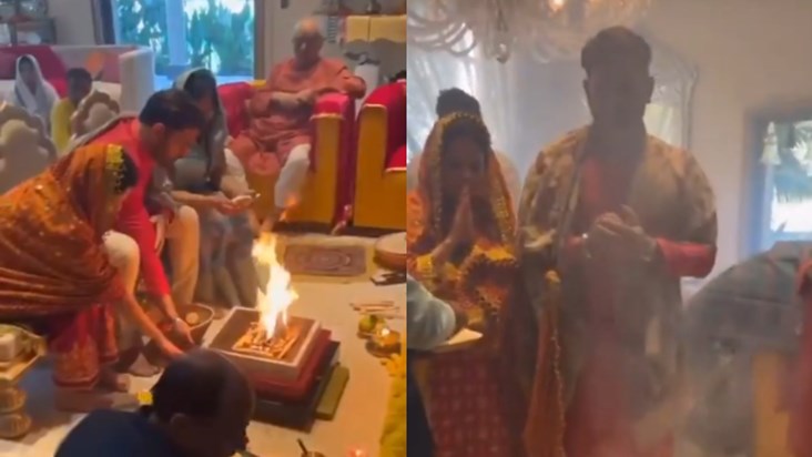 MS Dhoni celebrated Diwali with pomp and show with his wife 