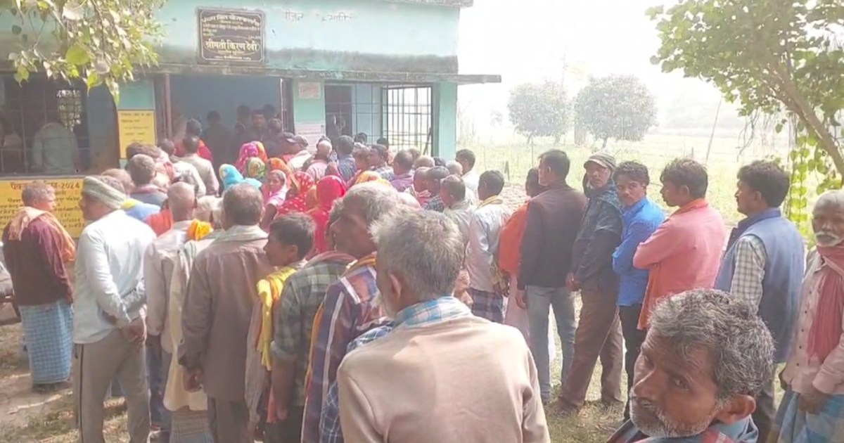Voting for PACS in four blocks of Katihar in the second phas