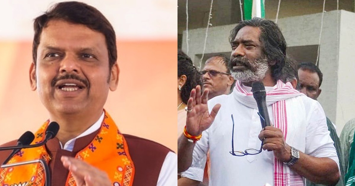 Hemant is sure in Jharkhand, Devendra Fadnavis is ahead in t