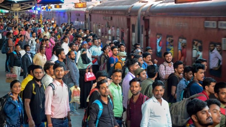 Attention railway passengers, travel by special trains for l