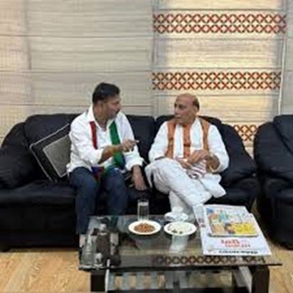 Lohardaga NDA Star Campaineer Sudesh &Rajnath Singh Lohardaga NDA Star Campaineer Sudesh &Rajnath Singh