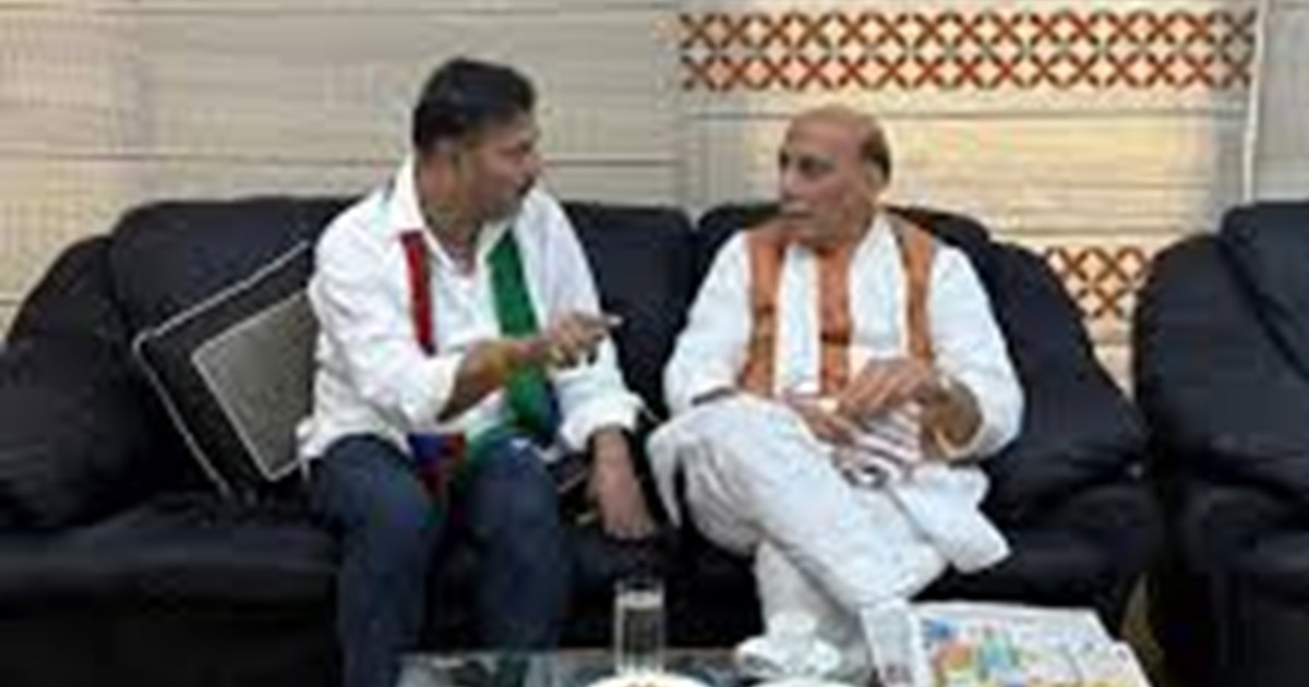 Lohardaga NDA Star Campaineer Sudesh &Rajnath Singh 