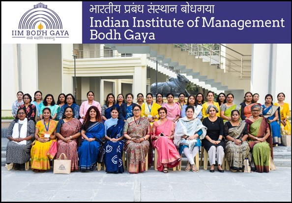 Workshop on women leadership at IIM Bodh Gaya, many academic