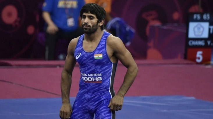Tokyo Olympics bronze medalist Bajrang Punia banned for 4 ye Tokyo Olympics bronze medalist Bajrang Punia banned for 4 ye