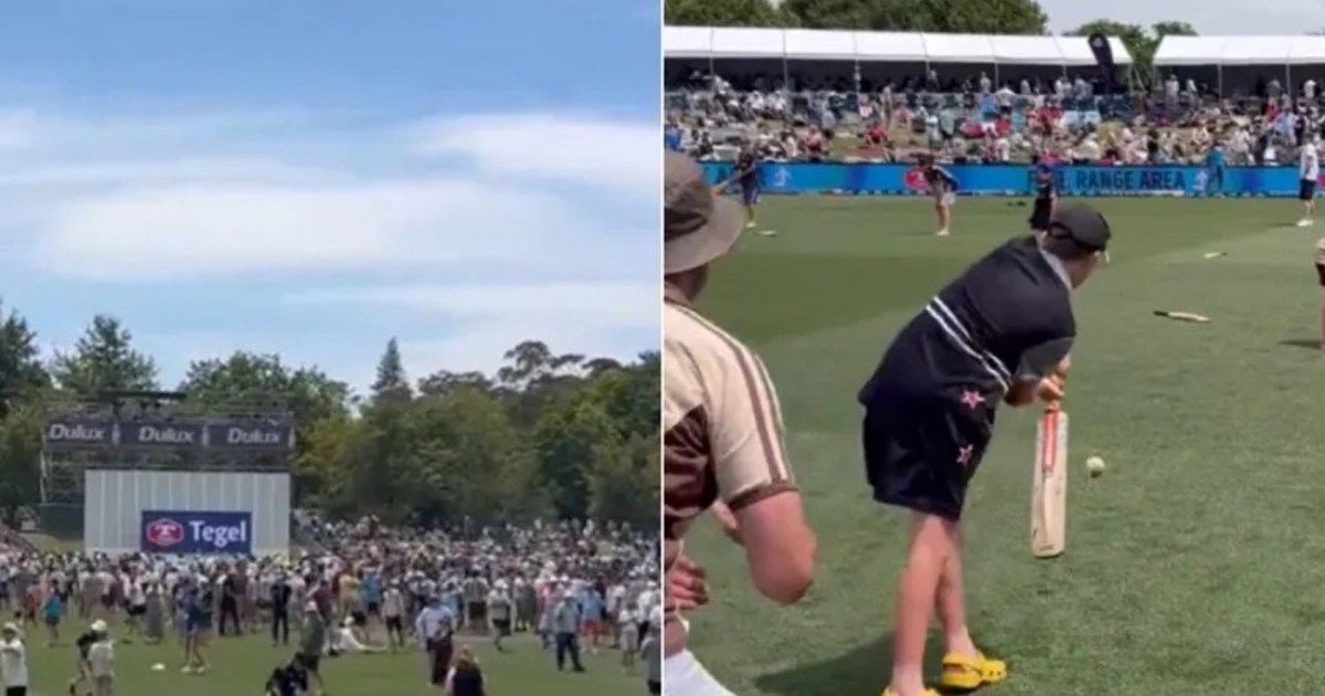 Amazing view of cricket field in New Zealand, video goes vir