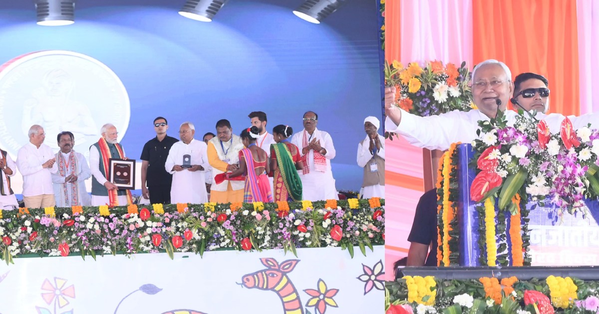 CM Nitish Kumar said big things in front of PM Modi at the T