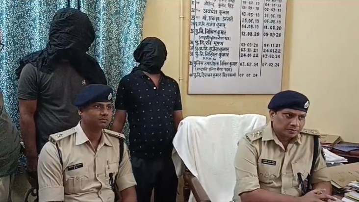 Jehanabad police arrested two notorious criminals of Tiwari 