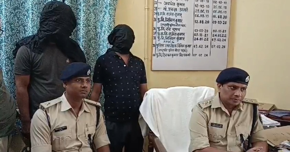Jehanabad police arrested two notorious criminals of Tiwari 