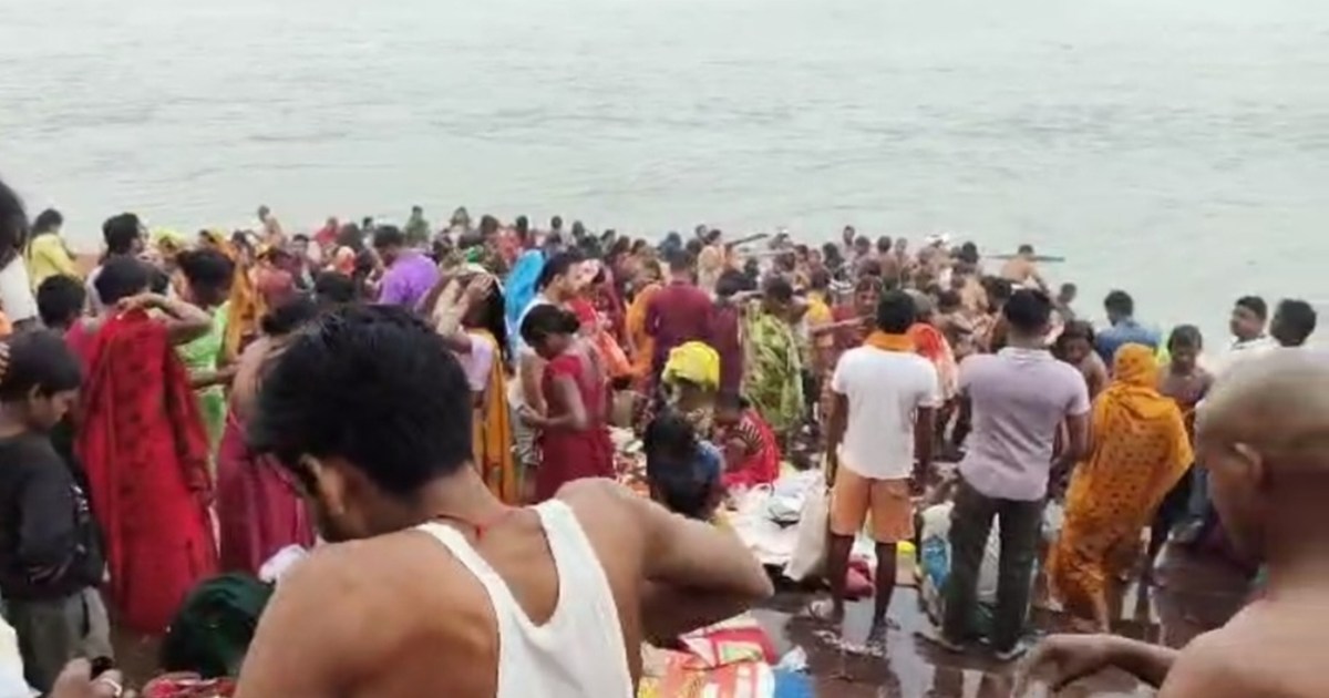 Accident in Bhagalpur during Ganga bath, three children of t