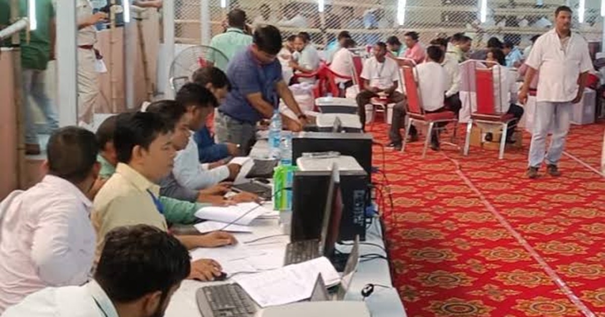 Jharkhand Vote's Counting in Three Layer Security 