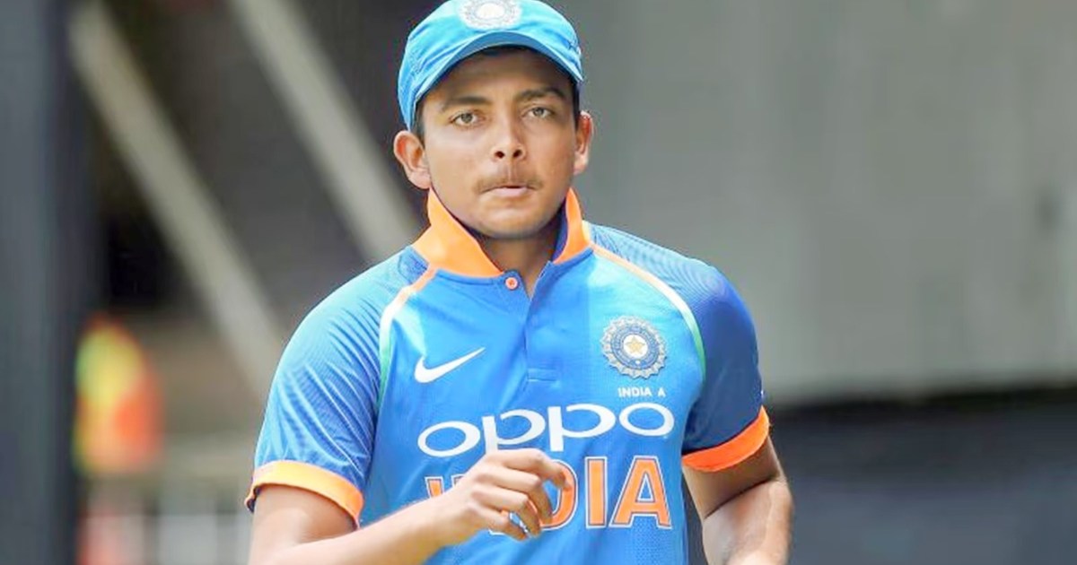 Prithvi Shaw's pain spread on social media, remained unsold 