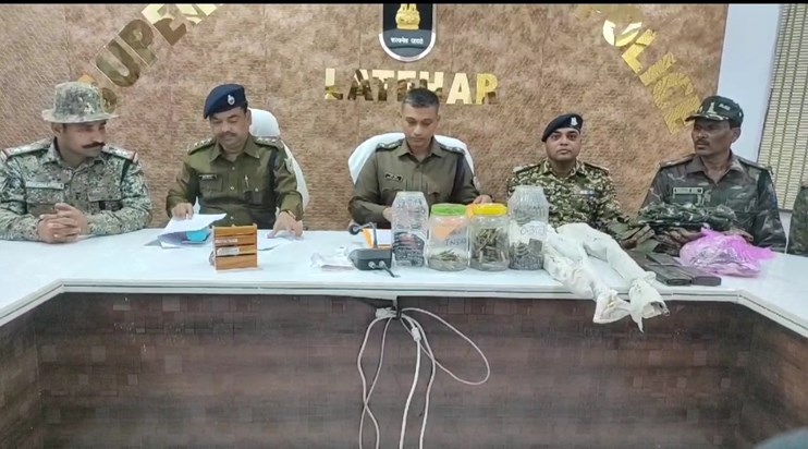 After the encounter, Latehar police arrested two militants a After the encounter, Latehar police arrested two militants a
