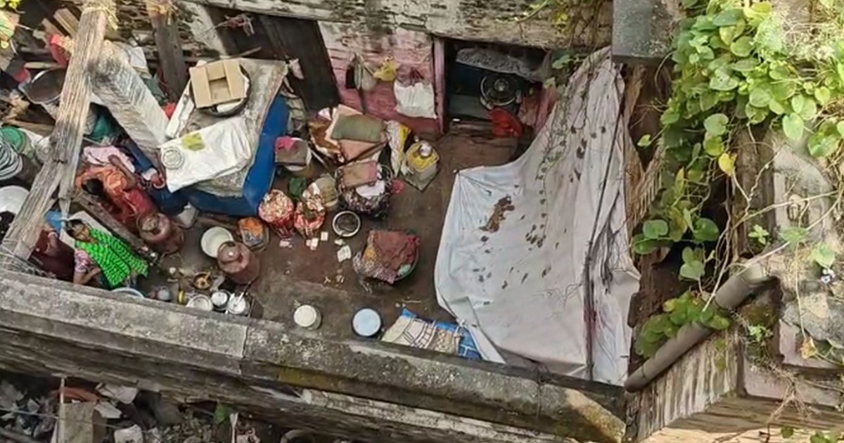 Six people trapped after nearly 100-year-old house collapses