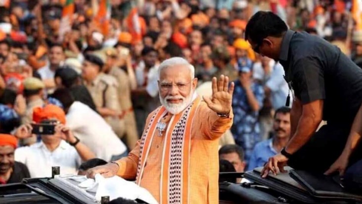 PM Modi will hold a road show in Patna tomorrow.