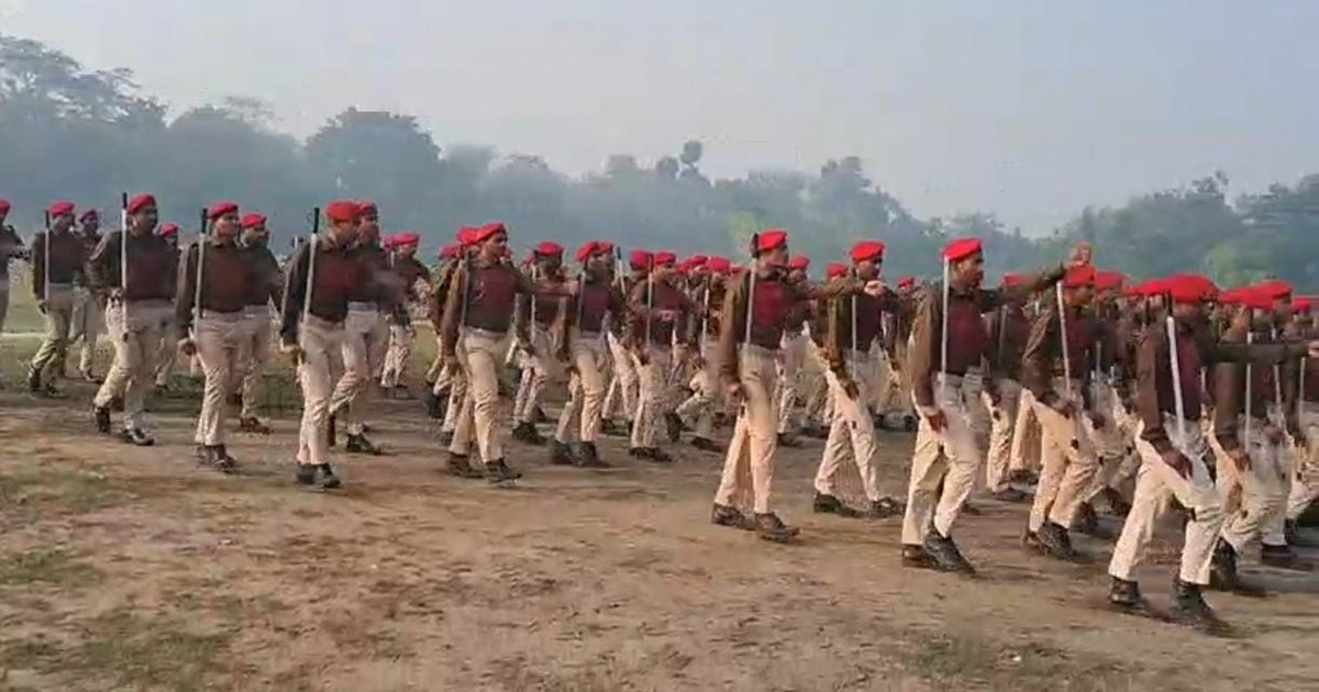 Gandhi Maidan turned into a cantonment for the swearing-in c